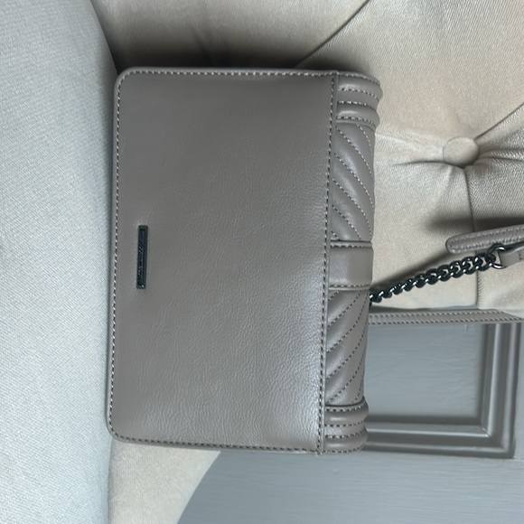 NWOT Rebecca Minkoff taupe leather crossbody. - Picture 4 of 9
